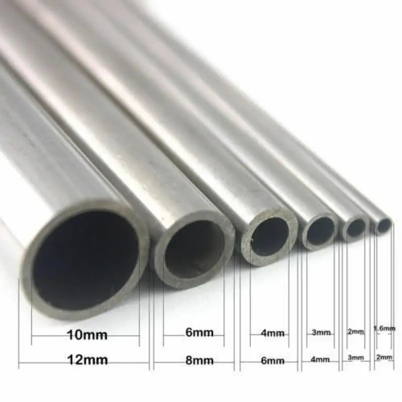 1-10pcs 250/500mm capillary 304 stainless steel round capillary 1-12mm seamless straight tube round capillary tube length
