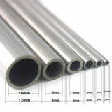 1-10pcs 250/500mm capillary 304 stainless steel round capillary 1-12mm seamless straight tube round capillary tube length