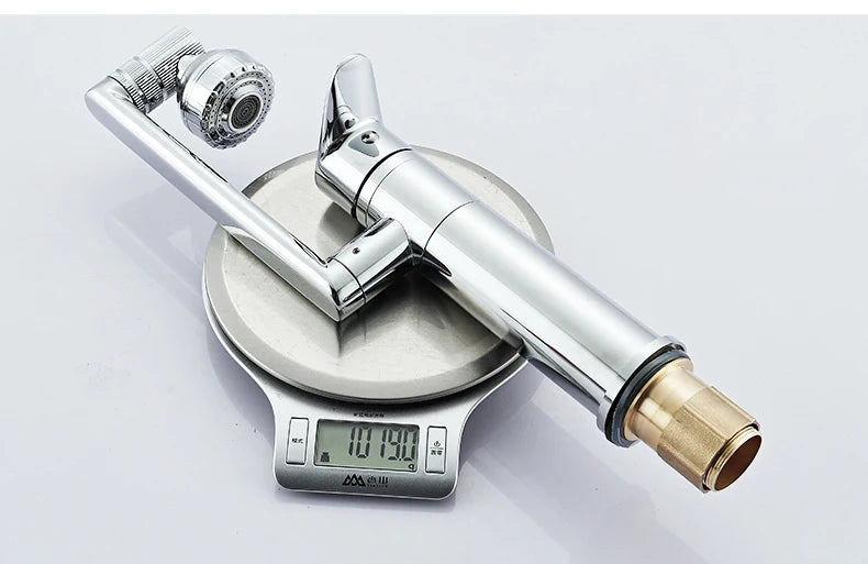 ELLEN Multifunction Bathroom Sink Faucet Hot Cold Water Mixer Crane Antique Bronze Deck Mounted Universal Water Taps EL13266