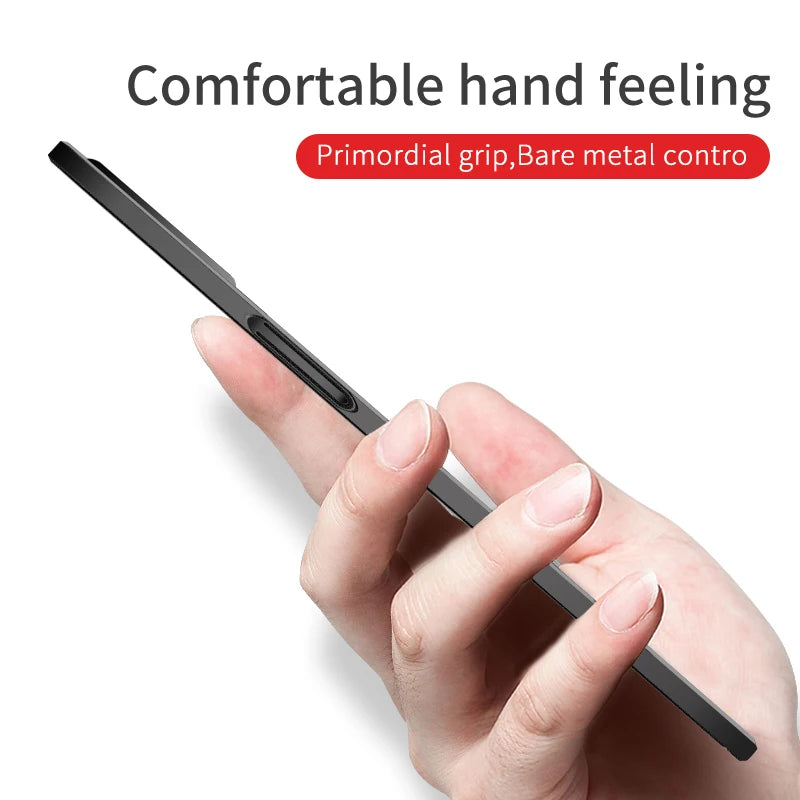 Invisible Magnetic Car Case For iPhone 13 14 15 11 12 Pro Max Ultra Thin Hard Plastic Protection Cover For iPhone 13 15 Pro Max