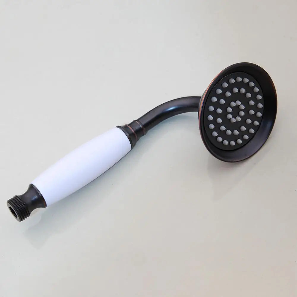 Chrome/Antique Brass/Black Bronze Golden Brass Ceramic Handle Shower Head Telephone Style Bathroom Hand Shower Head Spray