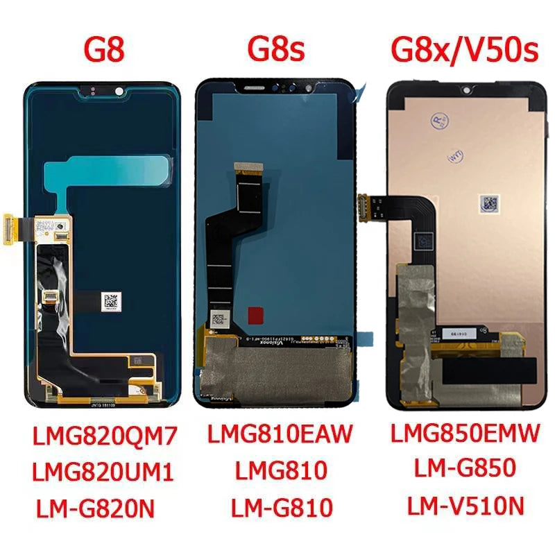 V50S ThinQ LCD For LG G8X G8S G8 LCD Display Screen With Frame For LG G8 LCD Replacement Parts