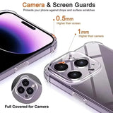 Transparent Phone Case for IPhone 16 11 12 13 14 15 Pro Max Mini TPU Silicone for IPhone XS Max XR 8 7Plus Back Cover Clear Case