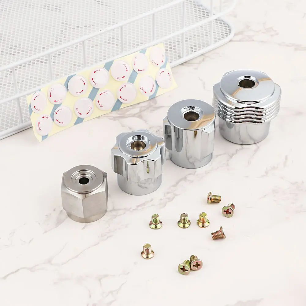1Pcs Faucet Handle Switch Handle Accessories Triangle Valve Small Spout Dish Basin Single Cold Quick Open Valve Core Handwheel