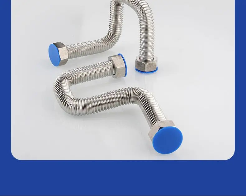1 Inch 304 Stainless Steel Bellows High Pressure Explosion-proof Hose DN25 Engineering Special Cold and Hot Water Pipe Metal