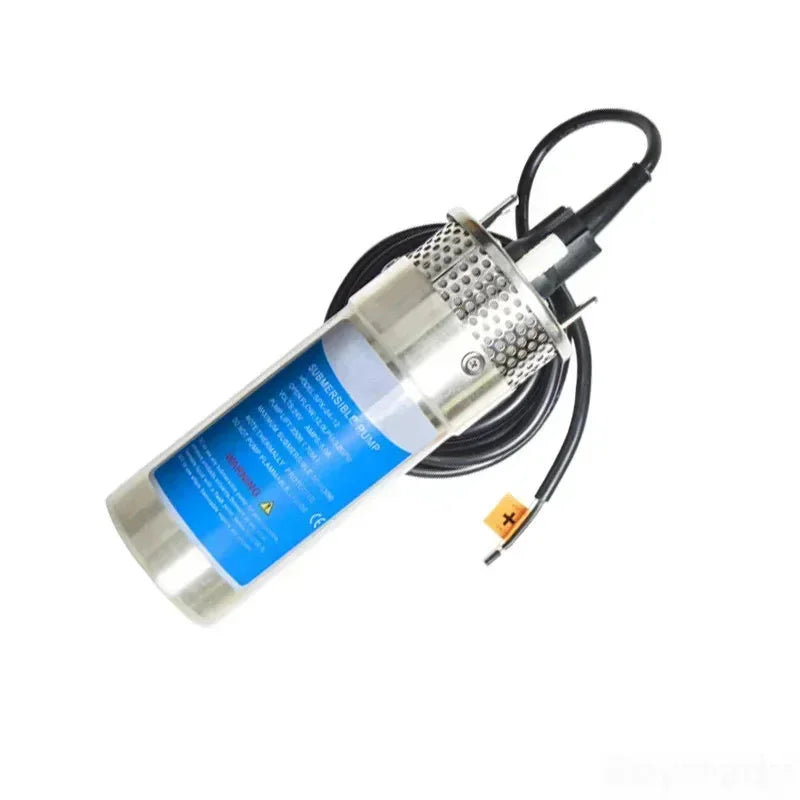 12V 24V Large Flow Lift=70M Mini Submersible Solar Energy Water Pump Outdoor Garden Deep Well Car Wash Bilge Cleaning 12 24 V
