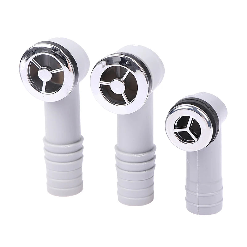 1PCS Kitchen Basin Square Round Overflow Hole Conversion Joint Drainage Water Pipe Three Links Head Sink Connector Accessories