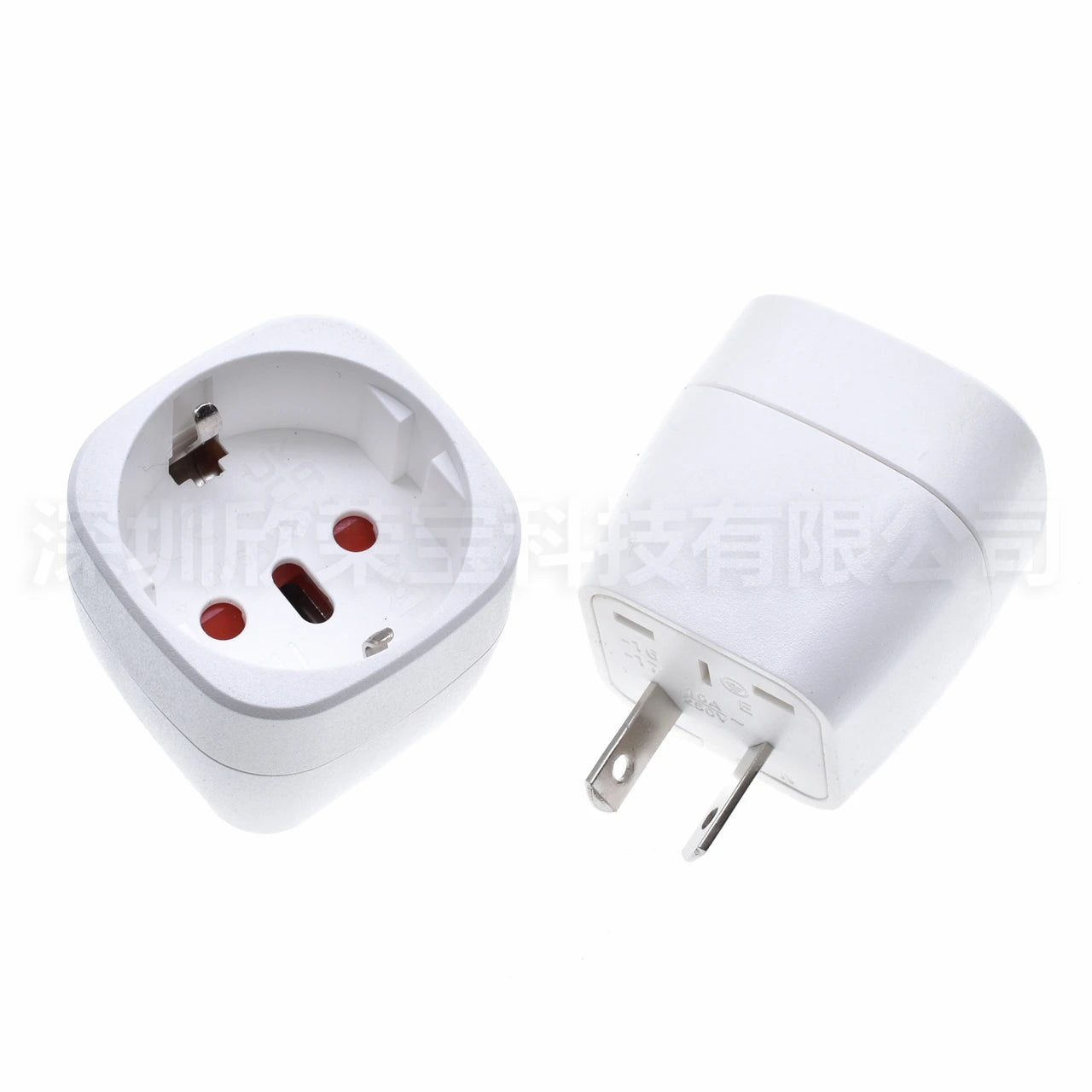 Europe Italy Switzerland EU to AU plug adpater 2 Oblique pins AU socket conversion adapter for New Zealand Australia Netherlands