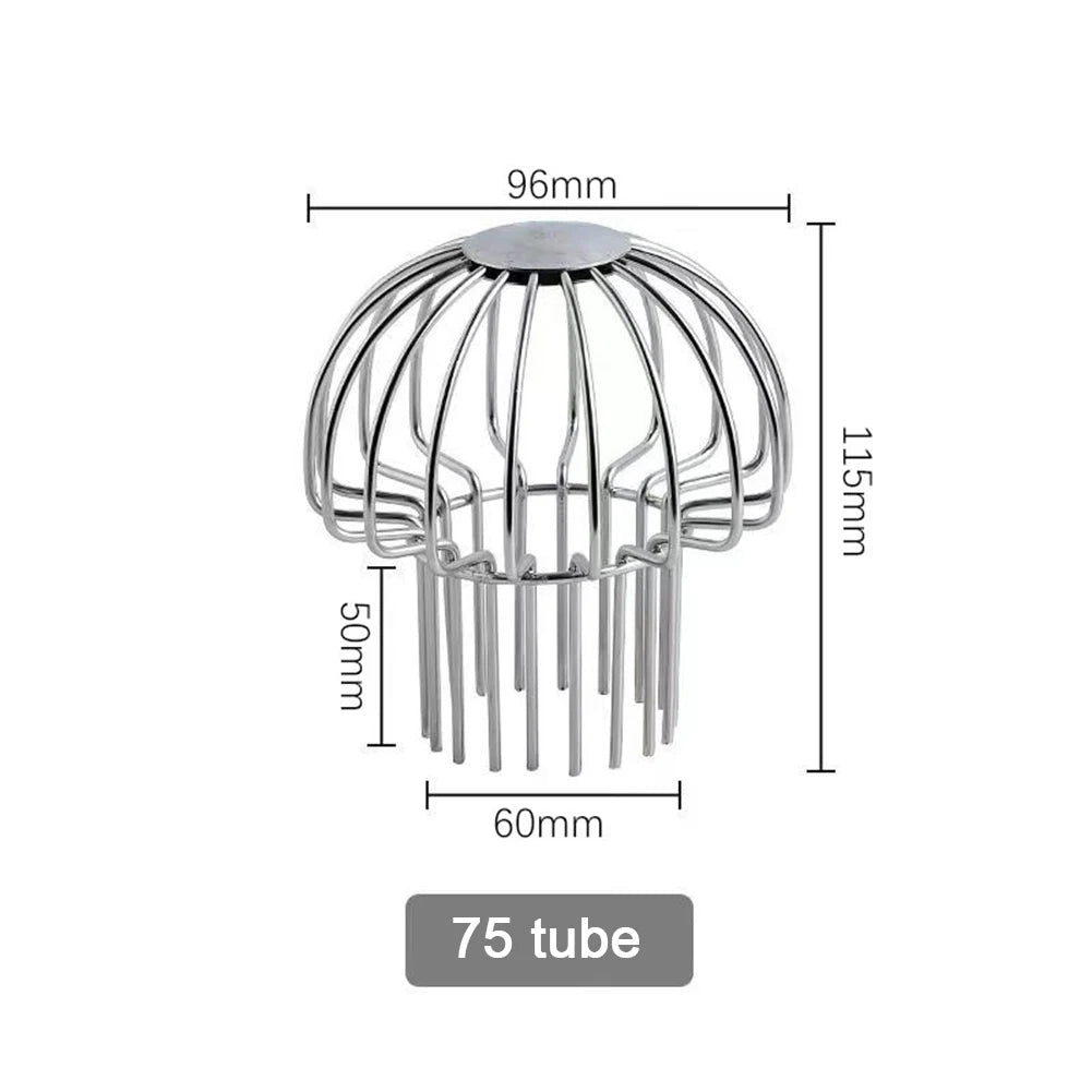 Strainer Garden Landscaping Floor Drain Gutter Guard Stainless Steel Gutter Leaf Guard Mesh Cover For Quick Drainage Clog
