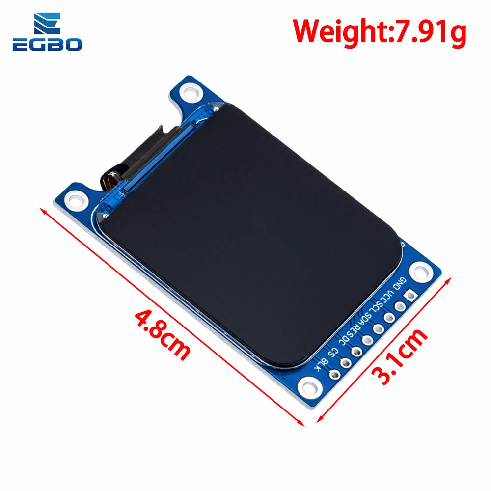 1~10PCS 1.69 Inch 1.69" Color TFT Display Module HD IPS LCD LED Screen 240X280 SPI Interface ST7789 Controller For Arduino