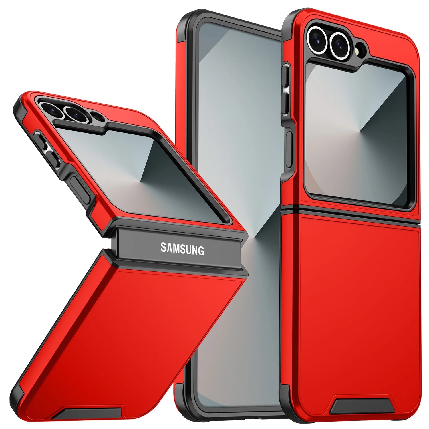 Luxury Original Official Slim Matte Protection Phone Case Samsung Galaxy Z Flip 6 5 4  For Wireless Charging Shockproof Cover