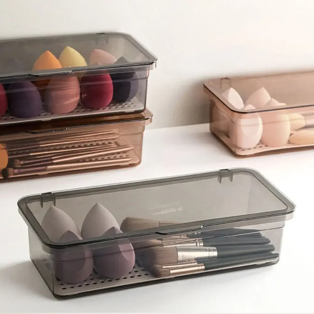 Cutlery Storage Tray Holder Tableware Organizer Spoon Fork Storage Box Plastic Container Cutlery Rack With Lid And Drainer
