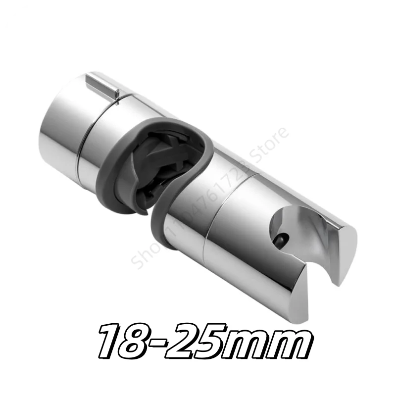 Adjustable Shower Head Holder 18mm~25mm Universal Bathroom Bracket ABS Chrome Plated Hand Shower Rail Slider Clamp