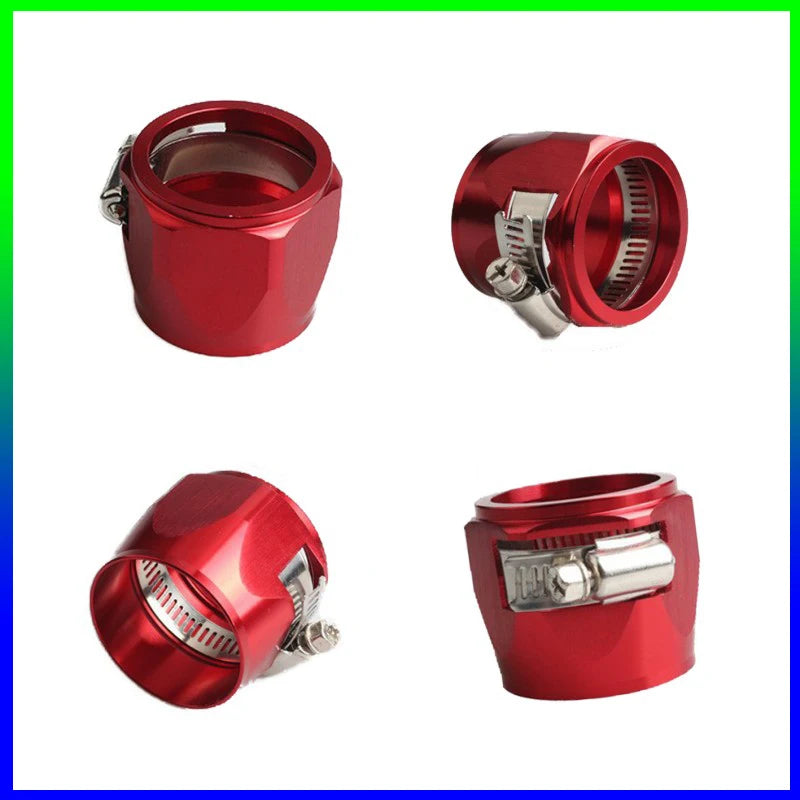 1pc AN4 AN6 AN8 AN10 AN12 Car Hose Finisher Clamp Universal Hose Clamps  Radiator Modified Fuel Pipe Clip Buckle Oil End Finishe