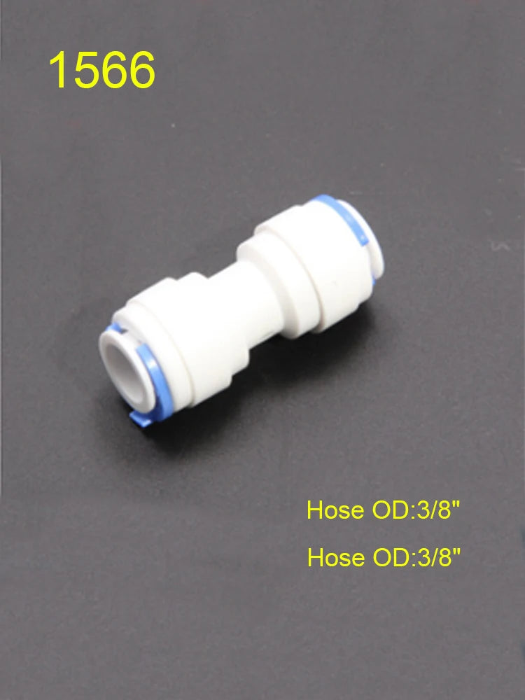 1/4" 3/8" OD Hose Tube 1/4" 1/2" 3/4" 1/8" Plastic Pipe Quick Connectors RO Water Connector Fittings Reverse Osmosis System