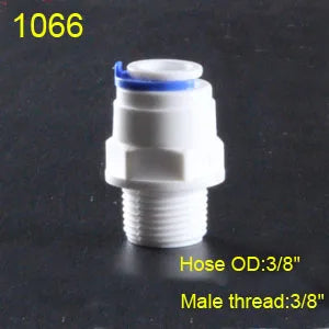 1/4" 3/8" OD Hose Tube 1/4" 1/2" 3/4" 1/8" Plastic Pipe Quick Connectors RO Water Connector Fittings Reverse Osmosis System