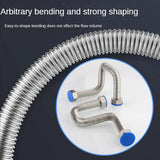 1 Inch 304 Stainless Steel Bellows High Pressure Explosion-proof Hose DN25 Engineering Special Cold and Hot Water Pipe Metal