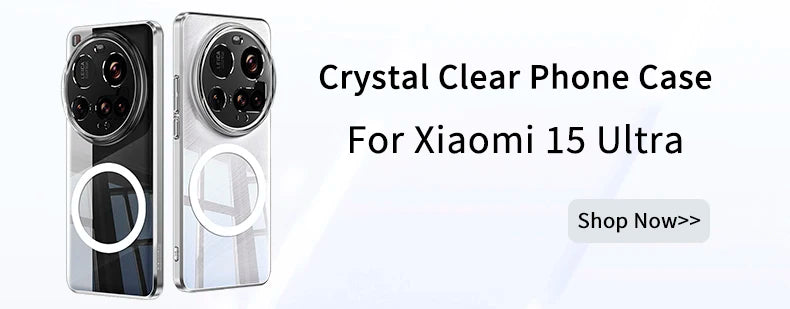 Xundd for Xiaomi 15 Ultra Case, Airbag Shockproof Back Transparent Phone Cover with Camera Protection,Acrylic+TPU Hybrid Shell
