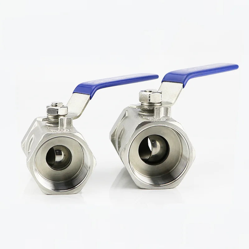 1/4" 3/8" 3/4" 1" 1-1/4"1-1/2" 2” BSPT Stainless Steel SS304 Pipe Ball Valve Female Threaded Sanitary ON-OFF Ball Valve Straight