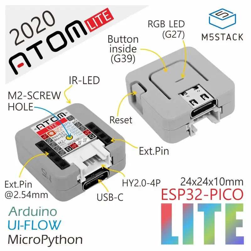 M5Stack ATOM Lite ESP32 IoT Development Kit