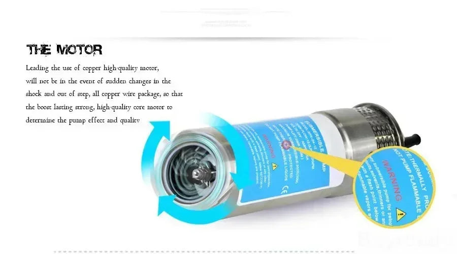 12V 24V Large Flow Lift=70M Mini Submersible Solar Energy Water Pump Outdoor Garden Deep Well Car Wash Bilge Cleaning 12 24 V