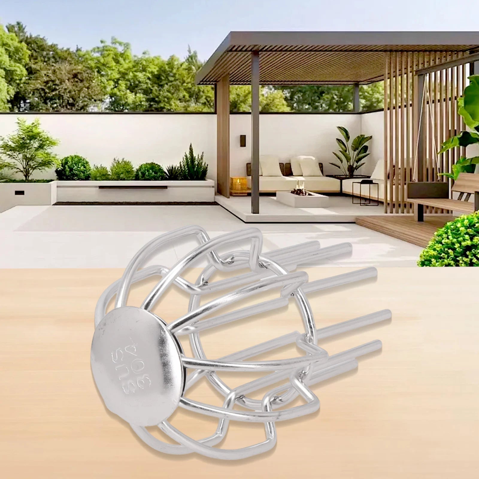 Strainer Garden Landscaping Floor Drain Gutter Guard Stainless Steel Gutter Leaf Guard Mesh Cover For Quick Drainage Clog