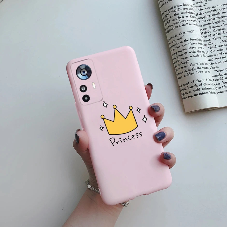 For Xiaomi 12T Case On Xiaomi 12T Pro Back Cover Cute Cartoon Silicone Soft TPU Protective Bumper For Xiaomi 12Tpro Phone Fundas