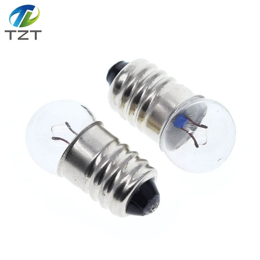 Student Electrical Experimental Physics Class Used TZT 0.3A 1.5V 2.5V 3.8V 6V Small Incandescent Bulbs