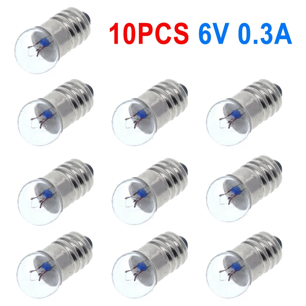 Student Electrical Experimental Physics Class Used TZT 0.3A 1.5V 2.5V 3.8V 6V Small Incandescent Bulbs
