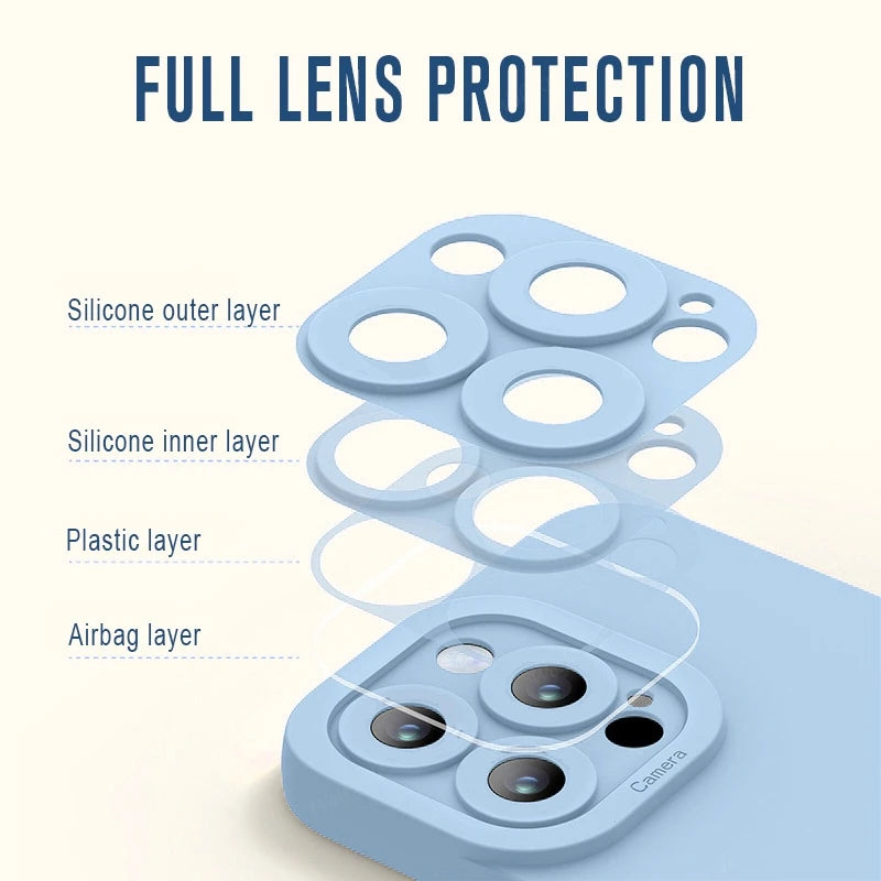 For Redmi 13C Case Cover Xiaomi Redmi 13C Capas Lens Camera Protector Silicone Colour Shockproof TPU Soft Fundas Redmi 13C 13 C