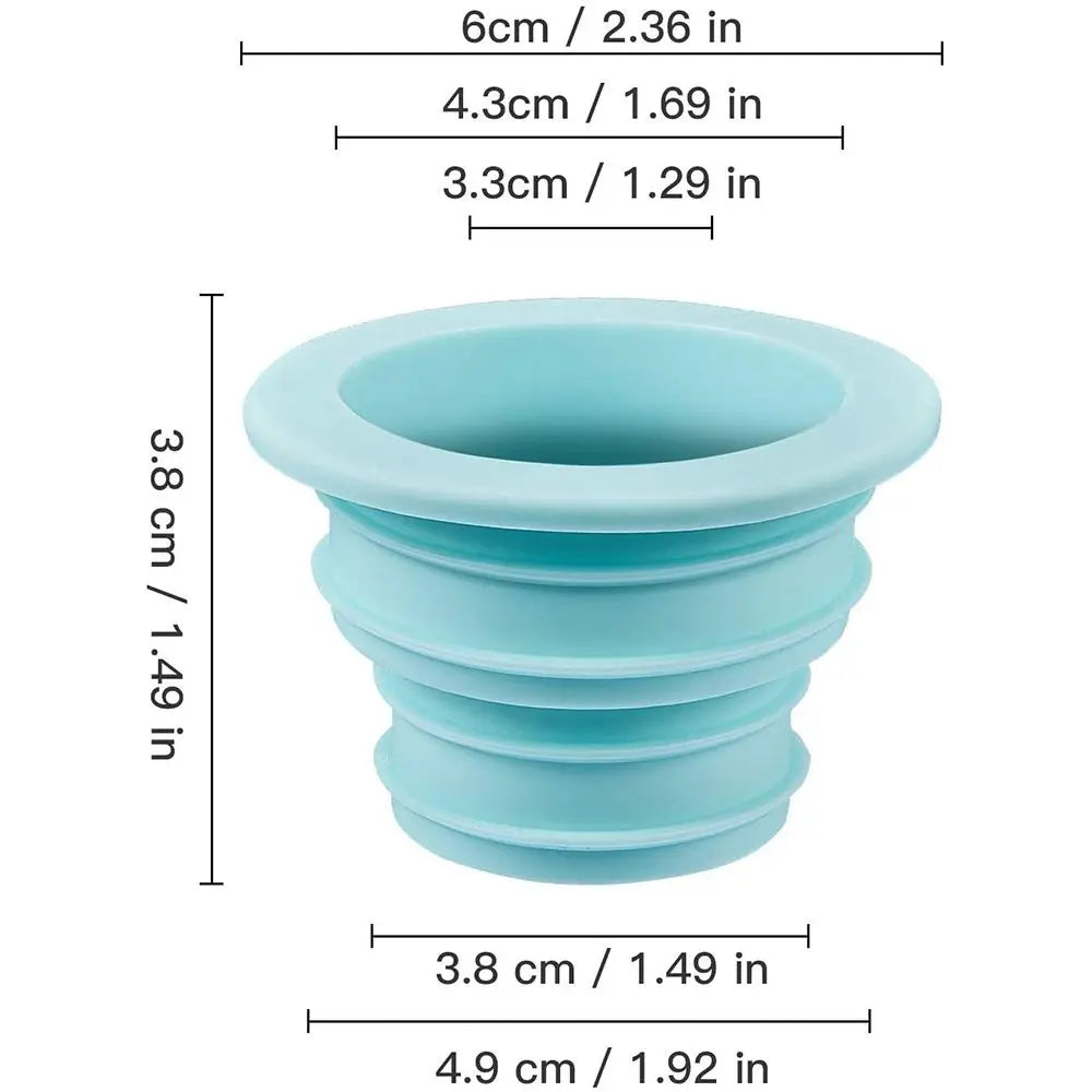 Household Sewer Pipe Seal Ring Anti-odor Telescopic Washing Machine Floor Drain Plug Connector Kitchen Bathroom Pipe Accessories