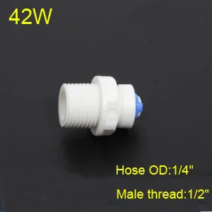 1/4" 3/8" OD Hose Tube 1/4" 1/2" 3/4" 1/8" Plastic Pipe Quick Connectors RO Water Connector Fittings Reverse Osmosis System