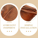 3pcs Natural Coconut Tree Bark Water Pipe Decoration Pipeline Covering Guttering Spouting Accessories Natural Tree Bark