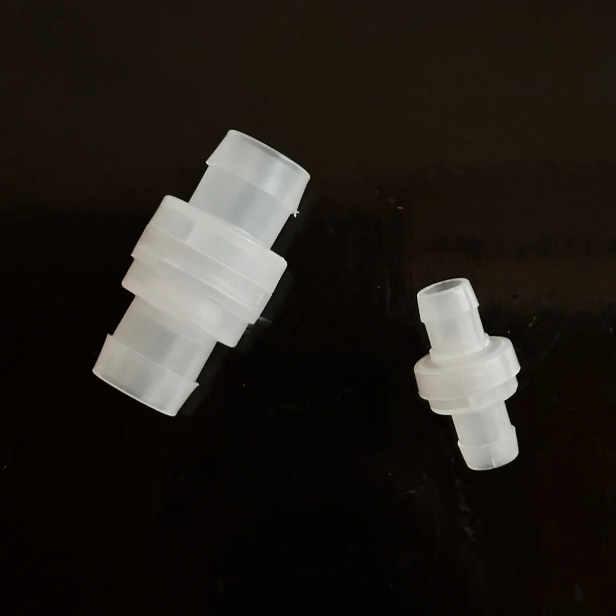 2Pcs Plastic One Way Valve Water Non-Return Water Inline Fluids Check Valves 3mm 4mm 6mm 8mm 10mm 14mm for Fuel Gas Liquid Air