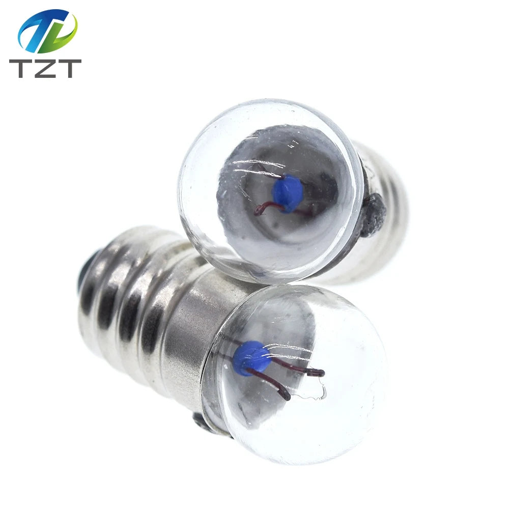 Student Electrical Experimental Physics Class Used TZT 0.3A 1.5V 2.5V 3.8V 6V Small Incandescent Bulbs