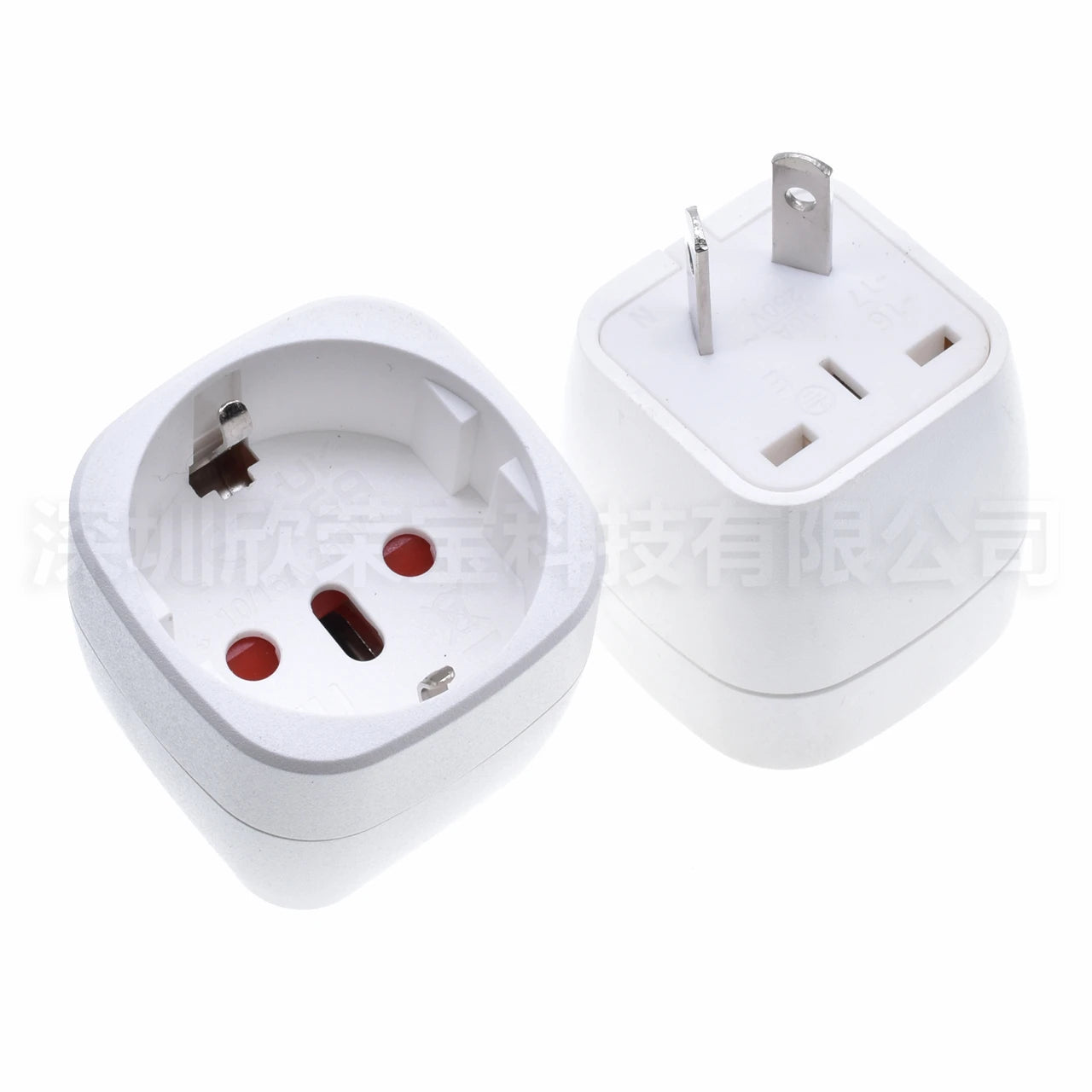Europe Italy Switzerland EU to AU plug adpater 2 Oblique pins AU socket conversion adapter for New Zealand Australia Netherlands