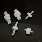2Pcs Plastic One Way Valve Water Non-Return Water Inline Fluids Check Valves 3mm 4mm 6mm 8mm 10mm 14mm for Fuel Gas Liquid Air