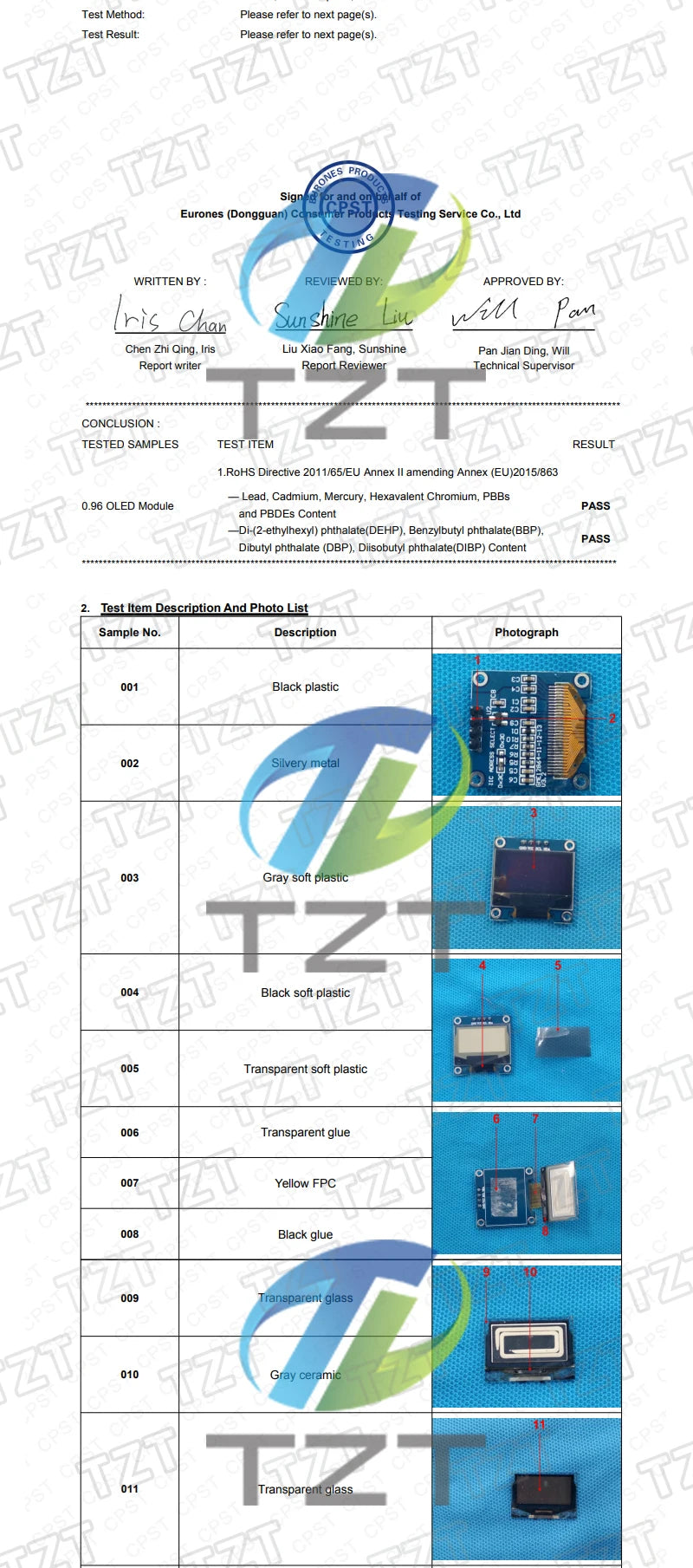 TZT ROHS Certification 0.96 inch oled IIC Serial White OLED Display Module 128X64 I2C SSD1306 12864 LCD Screen Board For Arduino