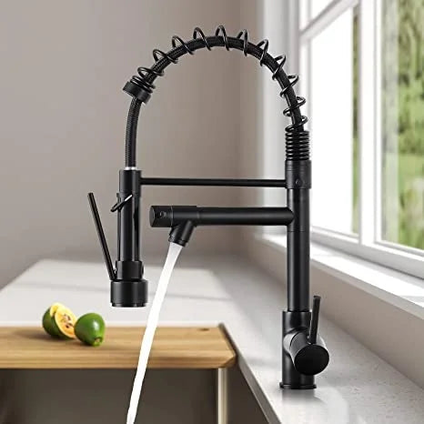 Modern Kitchen Faucet with Versatile Articulated Spray,Wall Mounted Faucet