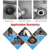 Household Sewer Pipe Seal Ring Anti-odor Telescopic Washing Machine Floor Drain Plug Connector Kitchen Bathroom Pipe Accessories