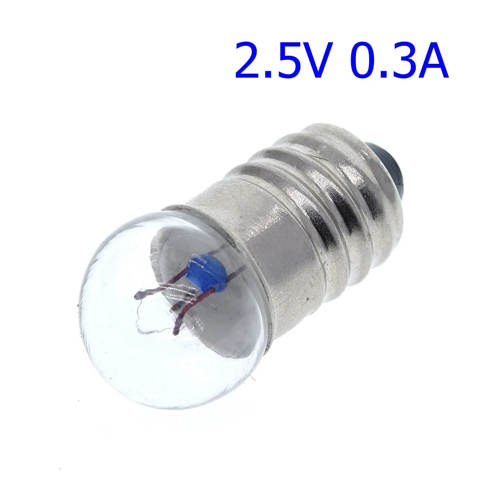 Student Electrical Experimental Physics Class Used TZT 0.3A 1.5V 2.5V 3.8V 6V Small Incandescent Bulbs