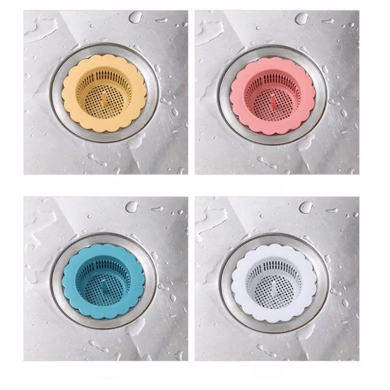 Kitchen Sink Strainers Drain Spout Filter, Food Scraps Catcher Against Clogging Sink Drain, Kitchen Sink Basket Strainer