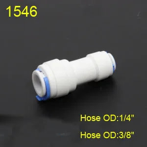1/4" 3/8" OD Hose Tube 1/4" 1/2" 3/4" 1/8" Plastic Pipe Quick Connectors RO Water Connector Fittings Reverse Osmosis System