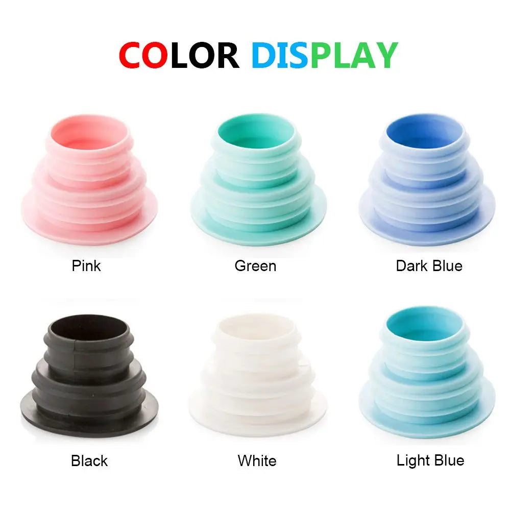 Household Sewer Pipe Seal Ring Anti-odor Telescopic Washing Machine Floor Drain Plug Connector Kitchen Bathroom Pipe Accessories