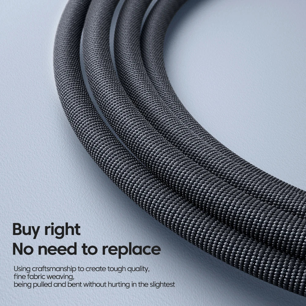 USB PD Cable Type C 120W Fast Charging Adapter Quick Charge 3.0 Data Cable For iPhone Samsung Xiaomi Huawei Mobile Phone Cable