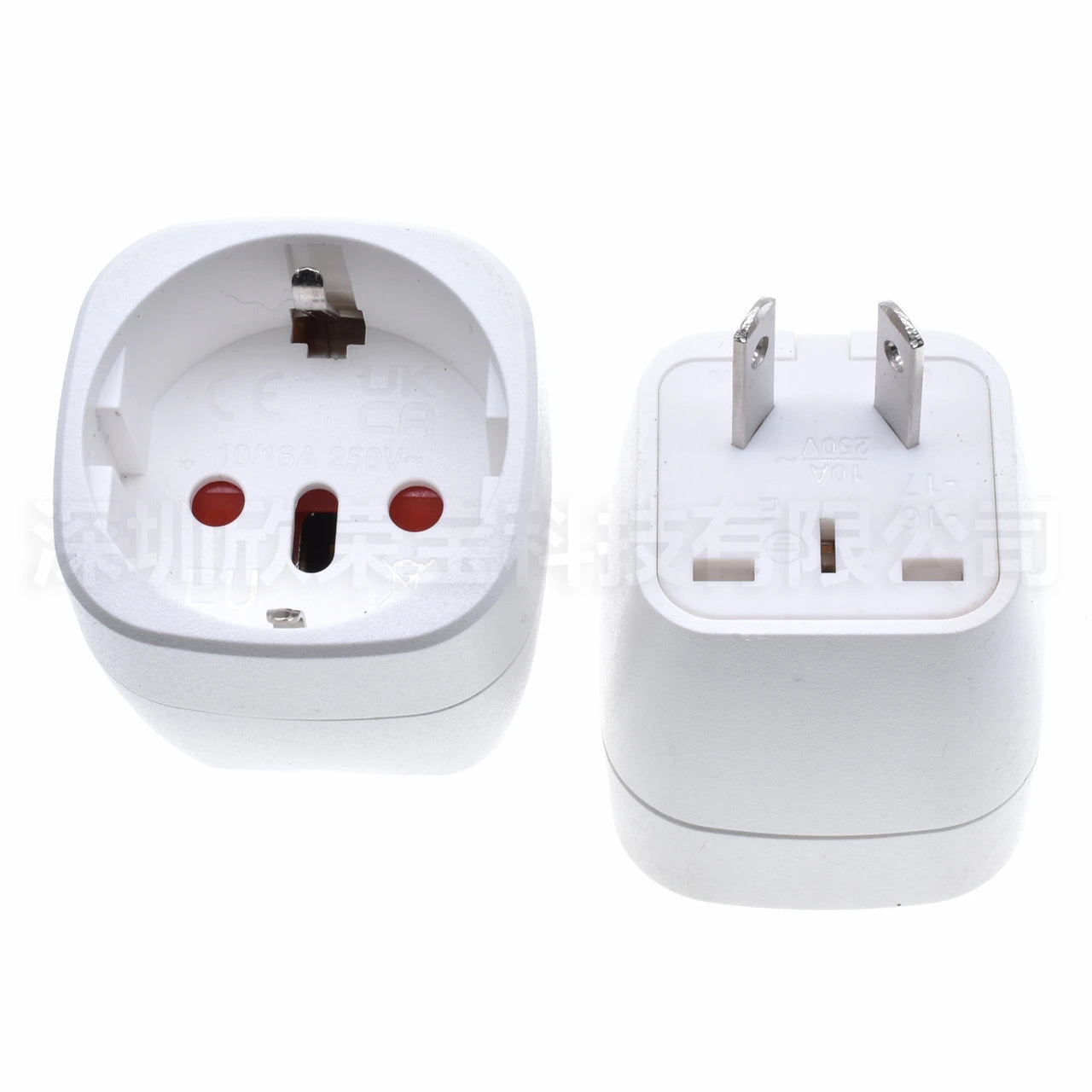 Europe Italy Switzerland EU to AU plug adpater 2 Oblique pins AU socket conversion adapter for New Zealand Australia Netherlands