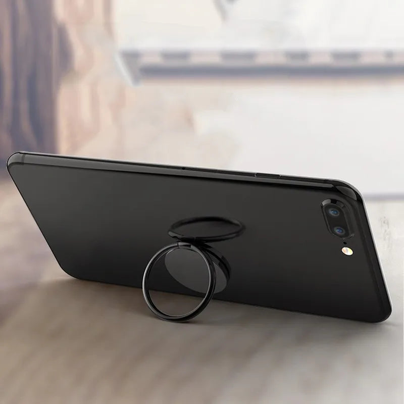 Luxury Spin Rotatable Phone Holder 360 Degree Rotatable Magnet Metal Finger Ring Smartphone Socket For Magnetic Smartphone Stand