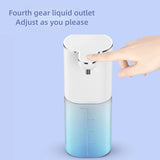 400ml Automatic Soap Dispenser USB Rechargeable 4 Modes Touchless Smart Washing Hand Machine Wall Mounted Soap Dispenser