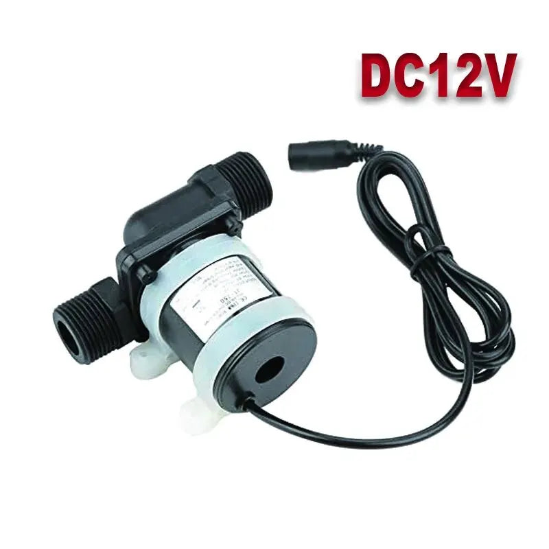 JT-750 DC 12V 24V Brushless Solar Motor Water Pump Water Heater Shower Floor Heating Booster Pump Micro Submersible Water Pump