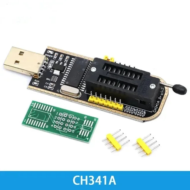 SOP8 SOIC8 Test Clip For EEPROM 93CXX / 25CXX / 24CXX Adapter + CH341A 24 25 Series Flash BIOS USB Programmer Module DIY Kit